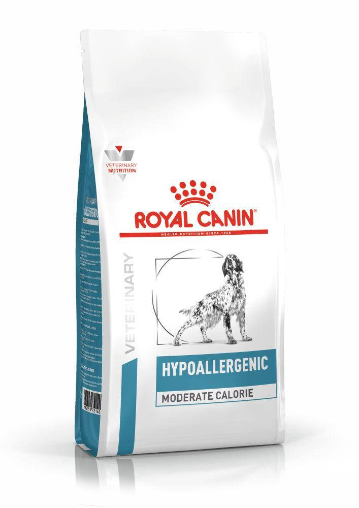 

Royal Canin Hypoallergenic Moderate Calori 1,5кг - диета для собак с пищевой аллергией
