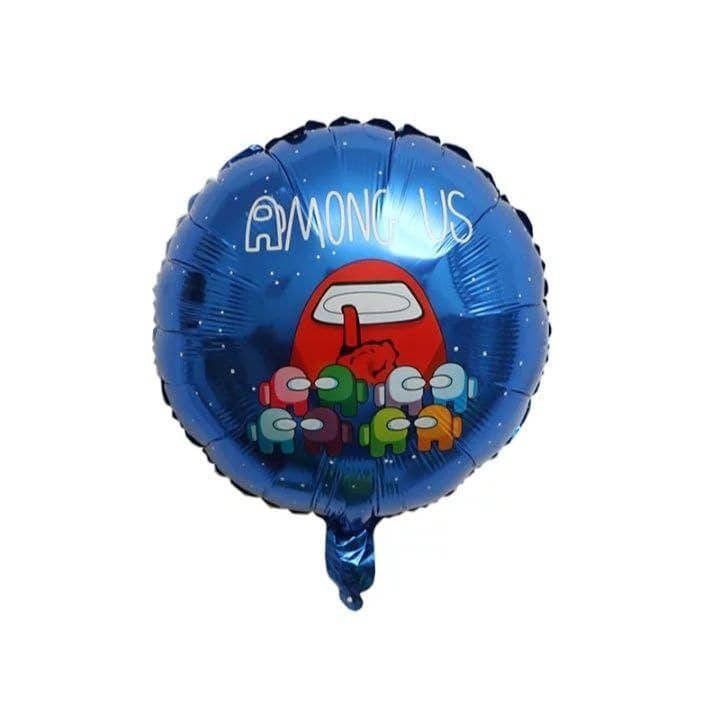 

Фольгированный шар Among As круглый 45см (18"), Синий