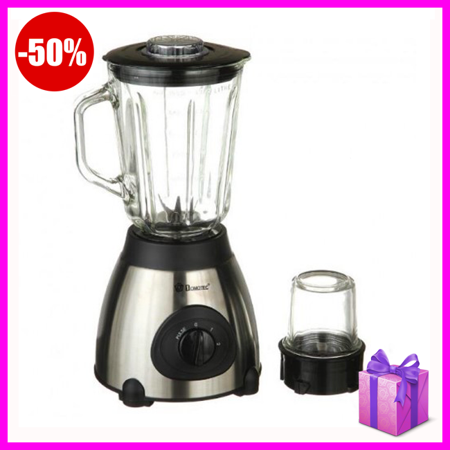 

Стационарный блендер-измельчитель Domotec MS-6609, кухонный блендер с чашей для дома