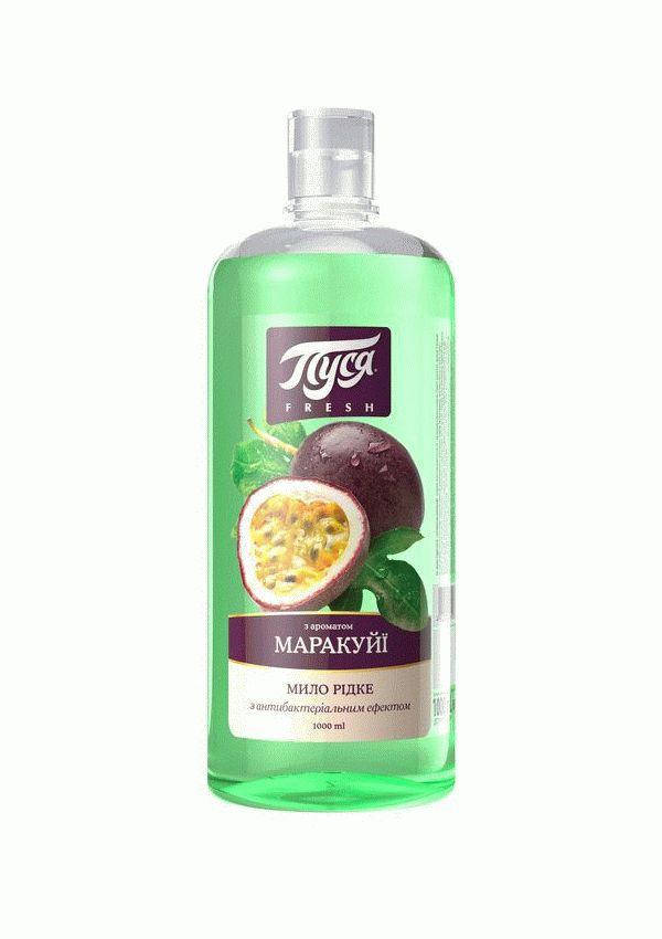 

Жидкое мыло с антибактериальным эффектом, 1 л, Пуся Маракуя