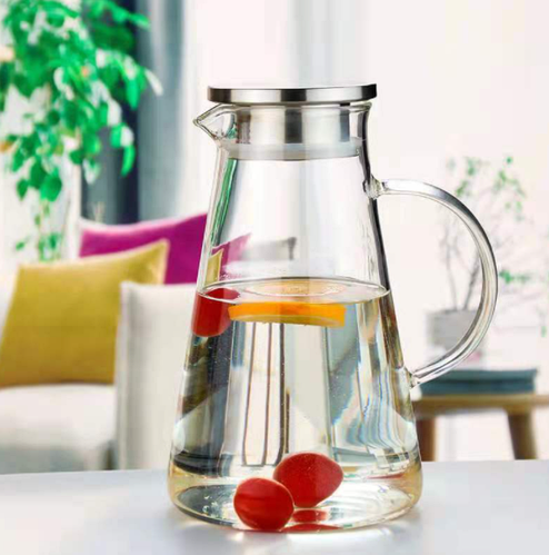 

Стеклянный Жаропрочный Кувшин Объём 1.5л для молока и воды с крышкой Edenberg 19571 Графин