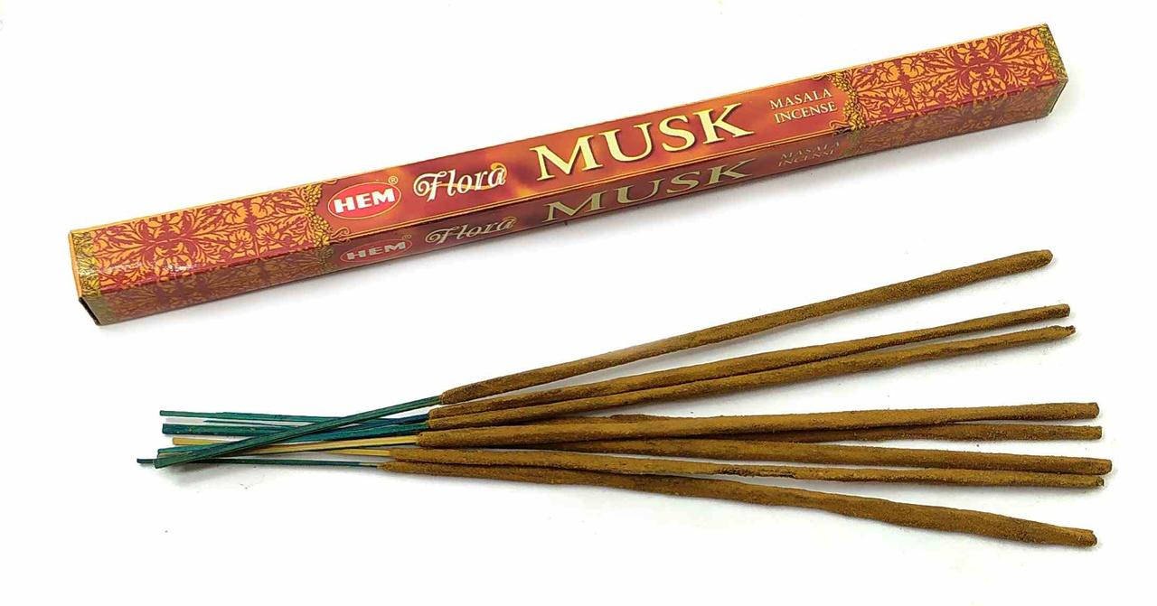 

Musk Flora Square (Муск)(Hem)(25/уп) квадрат пыльцовые благовония