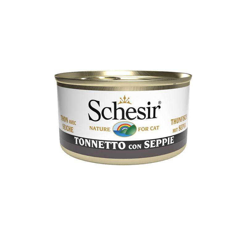 

Schesir консервы для кошек Тунец и Сепия