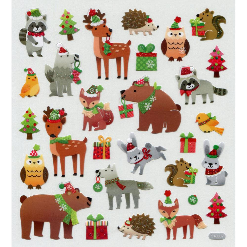 

Наклейки - Holiday Animals - StickerKing - 15х16,5