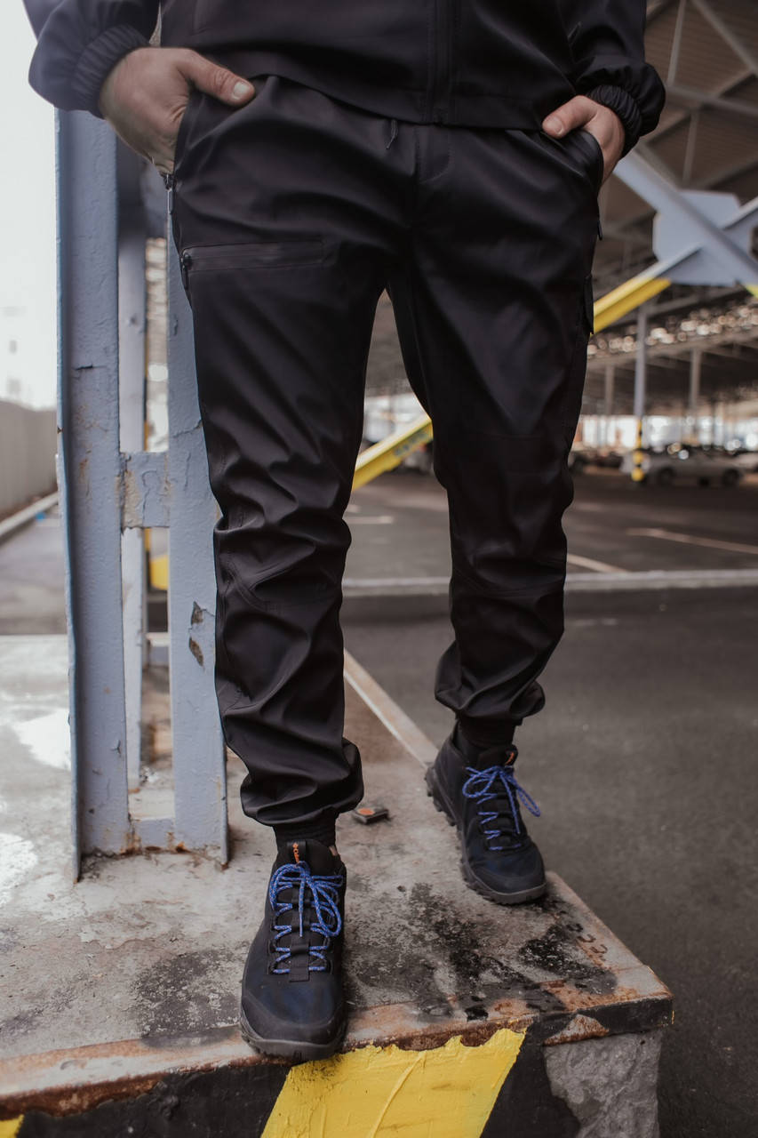 

Штаны Intruder SoftShell 'Flash' light черные, Черный