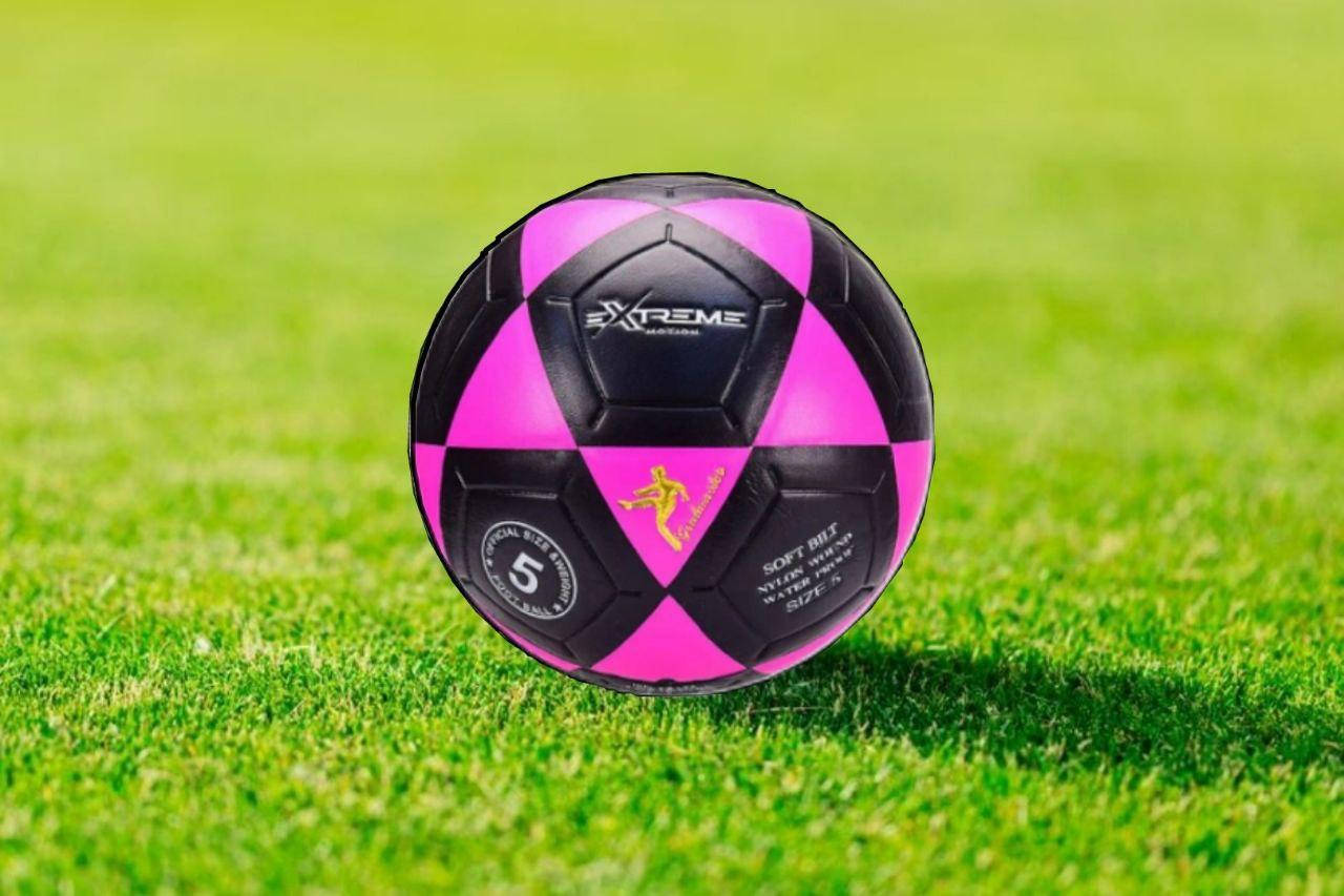 

Мяч футбольный Extreme Motion, Фиолеовый, №5, PU, 400 грамм Диаметр 21,3 Мячи футбольные