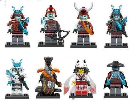 

Набор фигурки человечки зомби ниндзяго Ninjago для лего lego