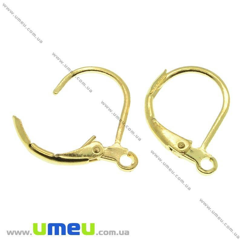 

Швензы с французским замком, 15х10 мм, Золото, 1 пара (OSN-000641)