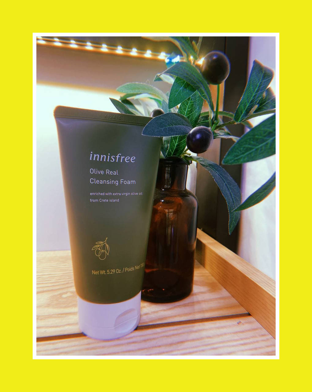 

Корейская Пенка для умывания с экстрактом оливы Innisfree Olive Real Cleansing Foam