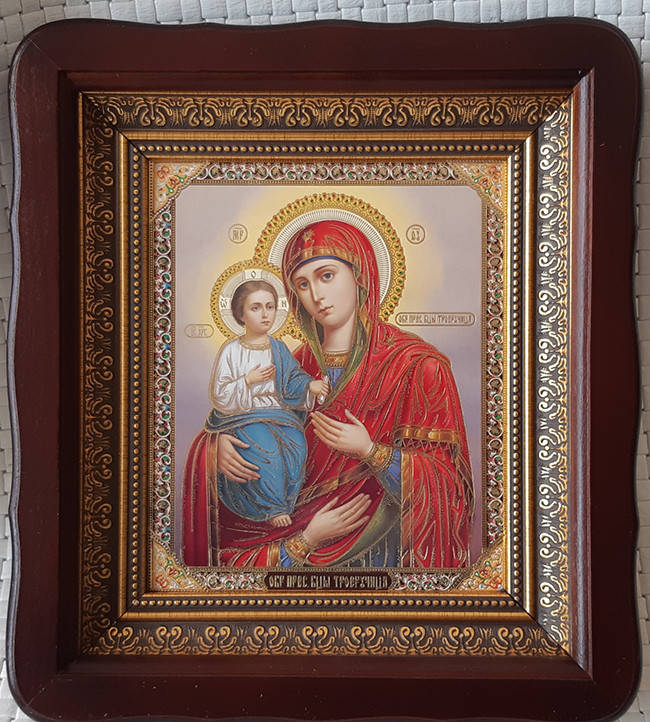 

Икона Божией Матери "Троеручица" для дома 23*26cm