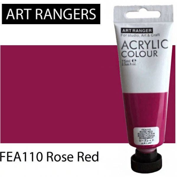 

Акрилова фарба "Rose red" пласт туб, 75мл, FEA110, Красный