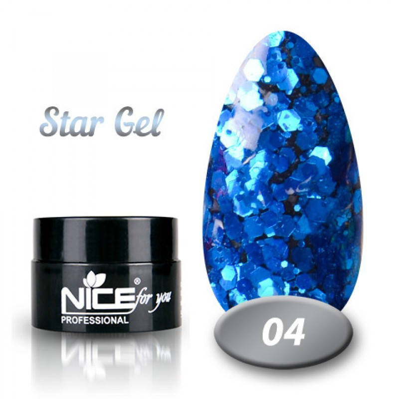 

Star Gel Nice for you 04 синий 5 г