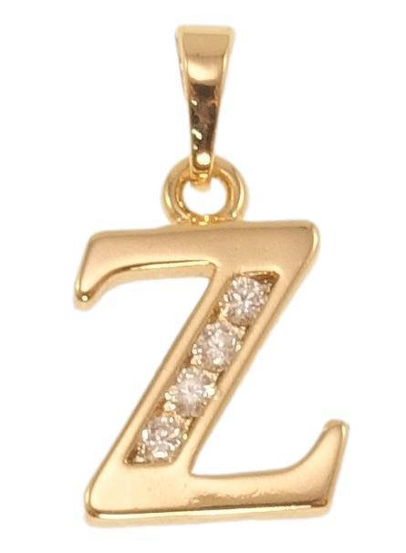 

Кулон Xuping Позолота 18K "Буква Z"