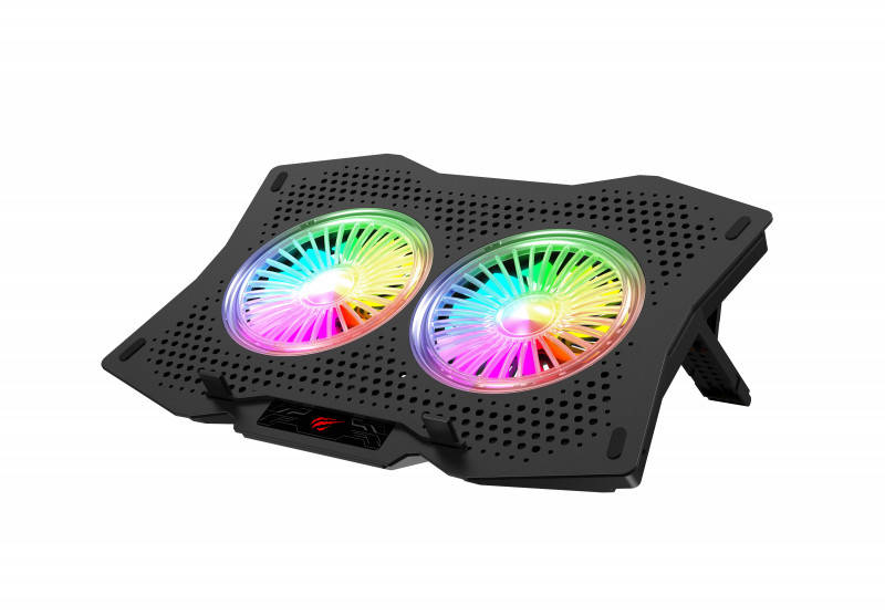 

Охолоджуюча підставка для ноутбуку HAVIT HV-F2072 з підсвіткою RGB