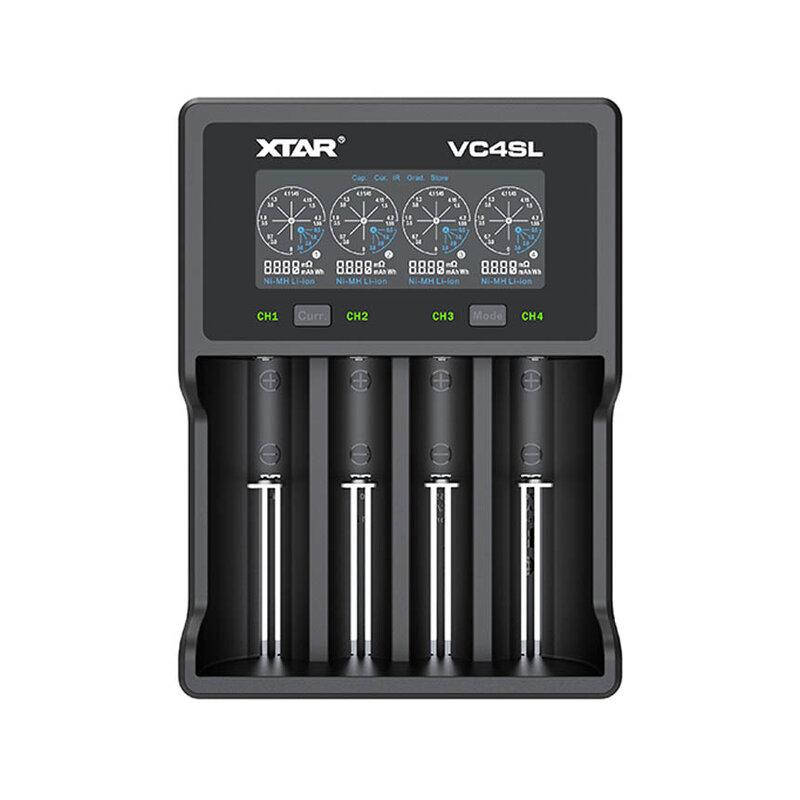 

Универсальное ЗУ XTAR VC4SL, Ni-Cd/Ni-Mh/Li-Ion, USB QC3.0, LED индикатор, Box