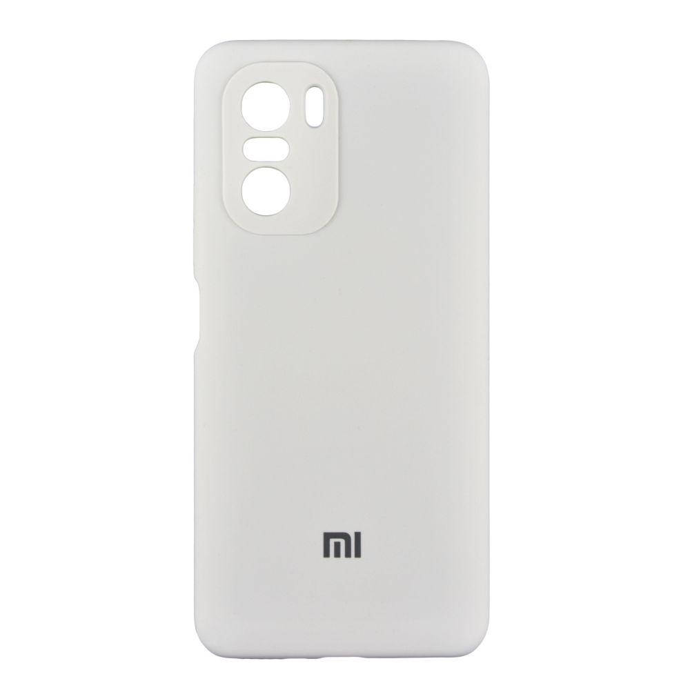 

Чехол для Xiaomi Poco F3 Поко Ф3 с микрофиброй внутри Full Case Белый