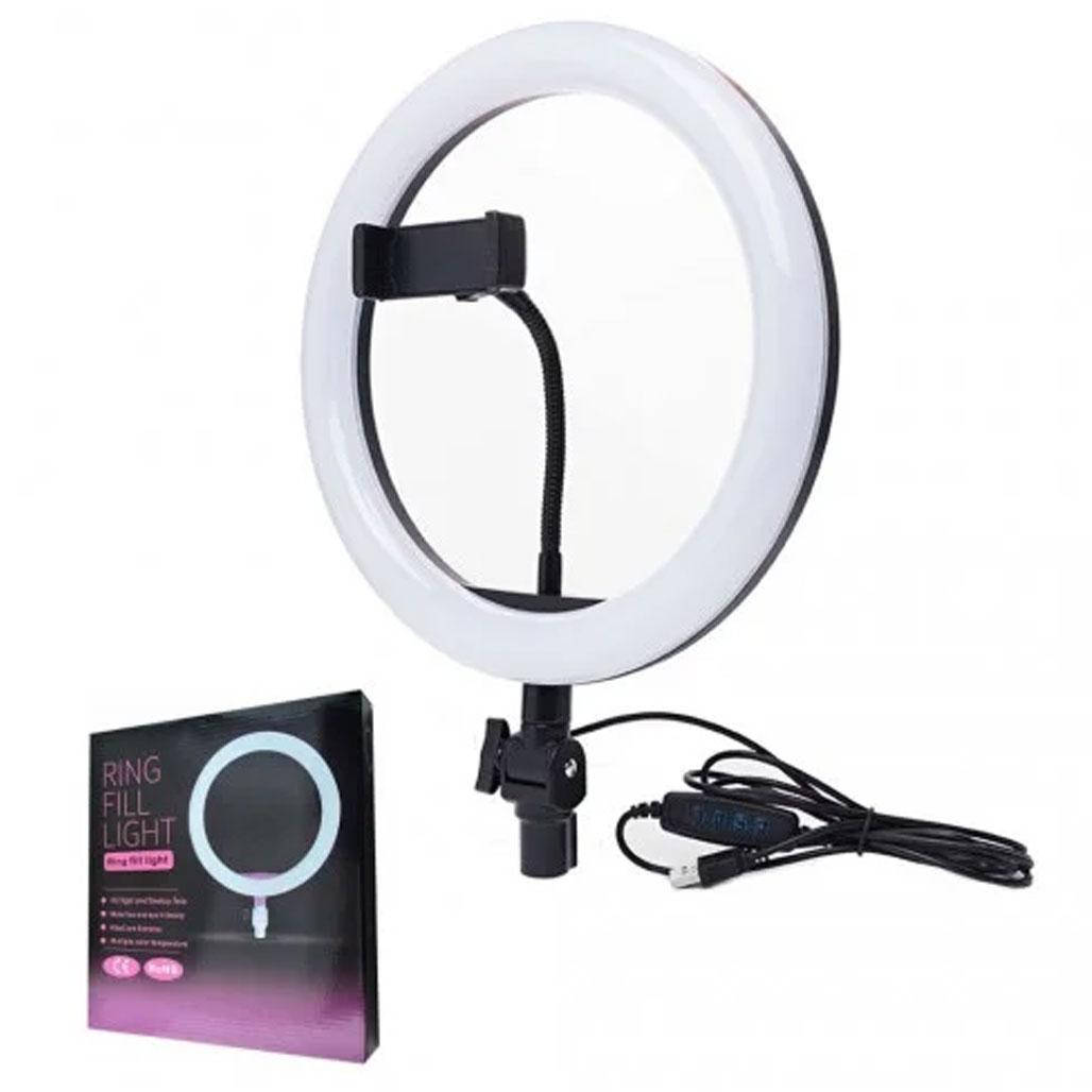 

Кольцевая светодиодная лампа LED Ring 26см Fill Light + Штатив NJ-0030 (210 см)