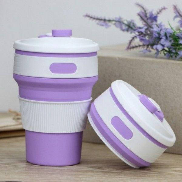 

Складной стакан Collapsible Coffee Cup 350 мл Сирень, Сиреневый