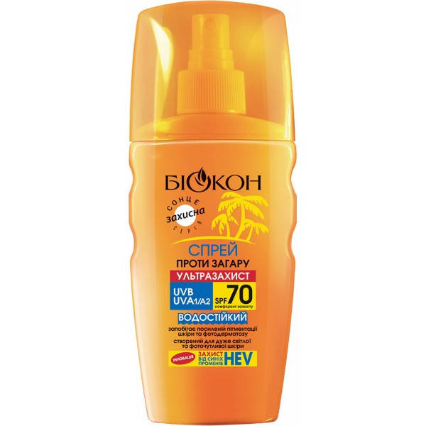 

Cпрей против загара Биокон SPF-70, 160 мл