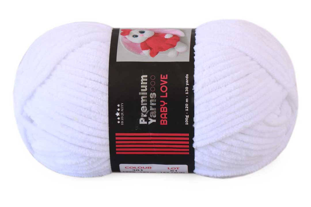 

Premium Yarn Baby Love, Белый №301