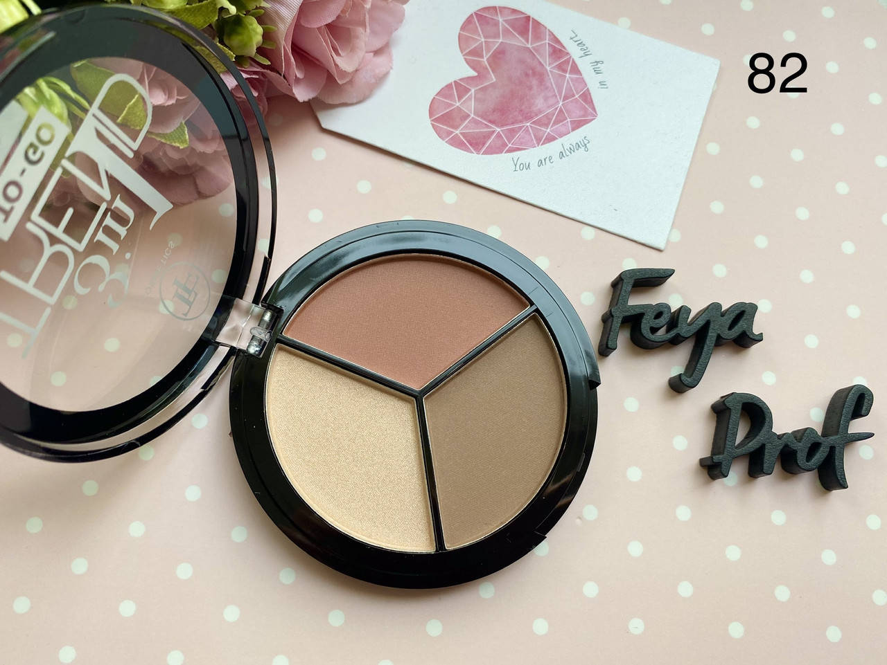 

Палетка для контуринга лица TF TREND TO-GO FACE CONTOURING PALETTE ТР18 #82