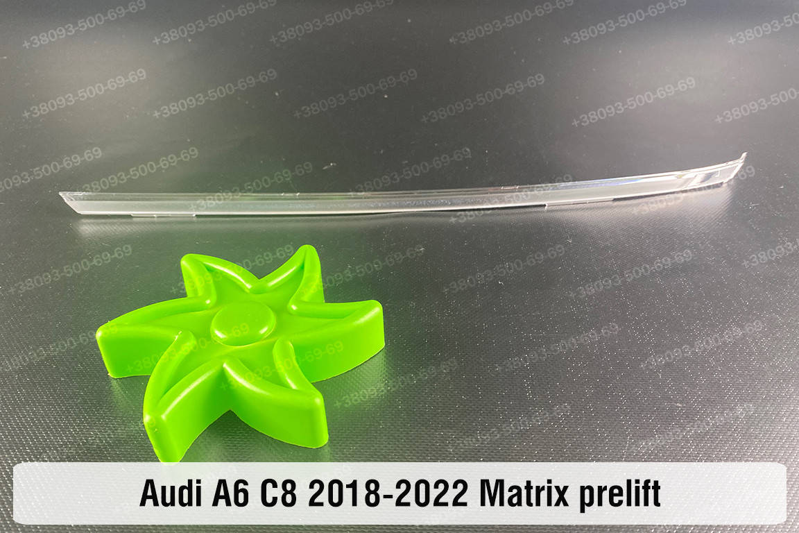 

Блок световода фары Audi A6 C8 Matrix (2018-2022) дорестайлинг длинный верхний левый