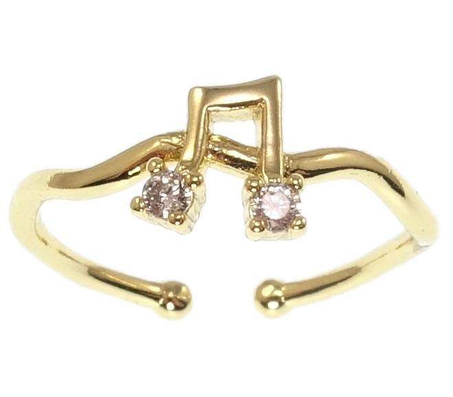 

Кольцо Xuping QQMM Позолота 14K "Нота" р.14-15