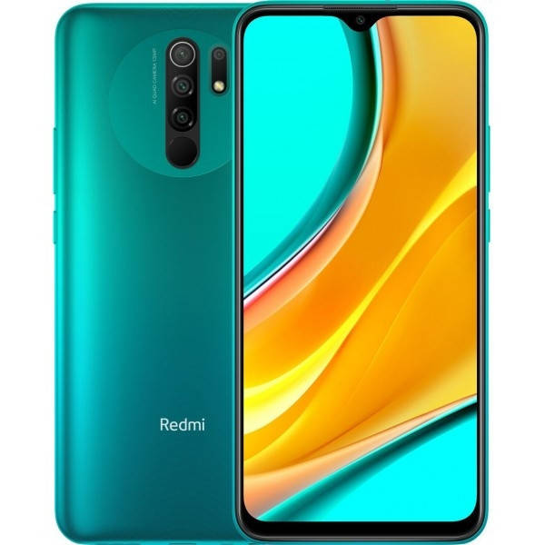 

Смартфон Xiaomi Redmi 9 4/128GB no NFC Green (Код товара:19643), Зелёный