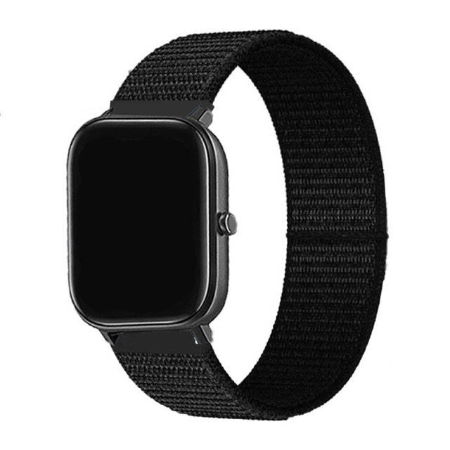 

Ремешок для Amazfit GTS / GTS 2 / GTS 2 mini / GTS 3 нейлоновый черный