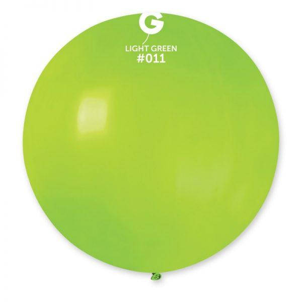 

Латексный шар пастель зеленый светлый (салатовый) 31"/11/80см Light Green