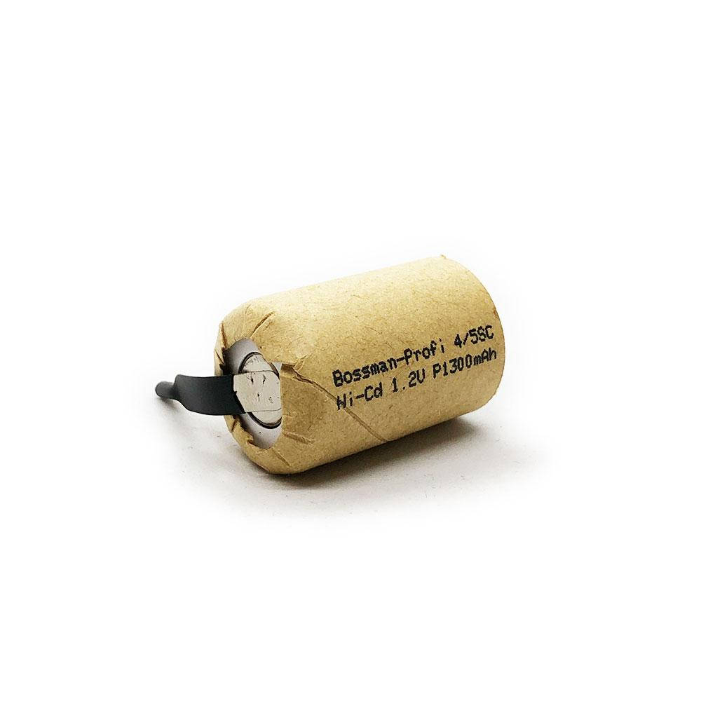 

Промышленный аккумулятор 4/5SC Bossman Profi P 1300mAh c контактами