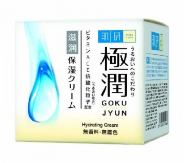 

ROHTO Hada Labo Gokujyun Hydrating A.C.E. питательный крем с гиалуроновой кислотой и антиоксидантами 50 г