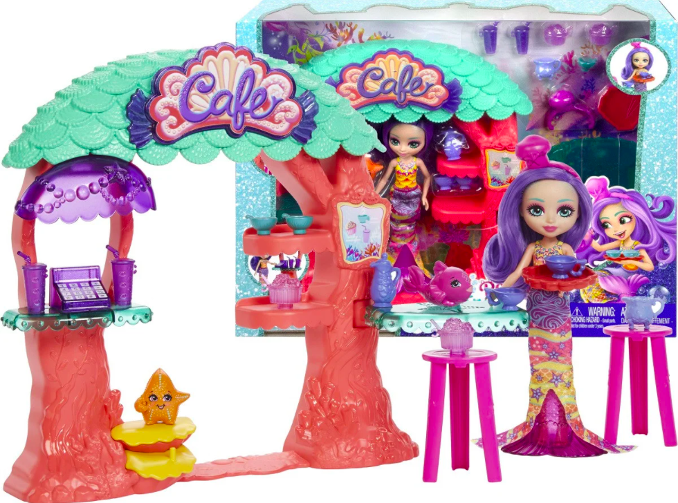 

Игровой набор Энчантималс Кафе Морская пещера Мартина Мермейд Royal Enchantimals Ocean Kingdom Sea Cave Cafe