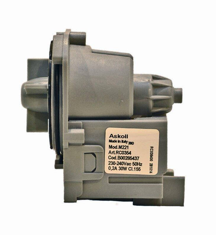 

Сливной насос для стиральной машины AEG, Electrolux, Zanussi, Privileg, Askoll M221 30W