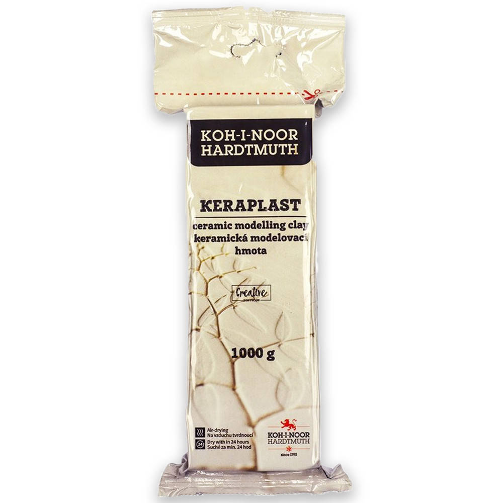 

Самозастывающая масса Koh-i-Noor Keraplast 1000г белый (131706)