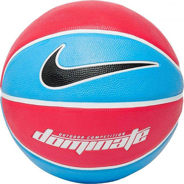 

Мяч баскетбольный Nike DOMINATE 8P UNIVERSITY BLUE/WHITE/WHITE/BLACK size 7