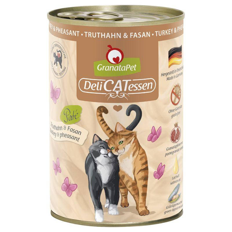

Консервы для котов Granatapet Delicatessen Индейка и Фазан
