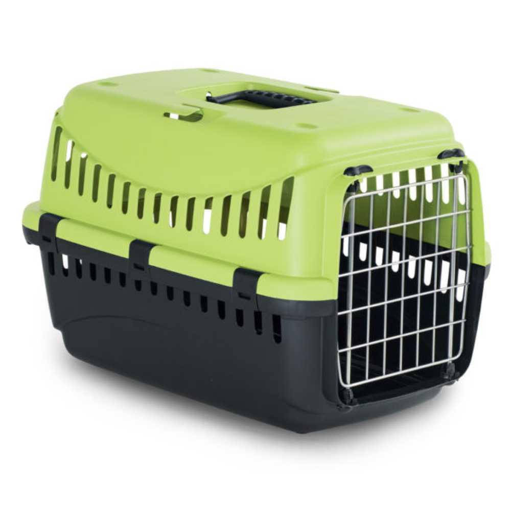 

Переноска GIPSY 1 small Green, металеві дверцята, 46x31x32h см (15 шт в кор), Зелёный