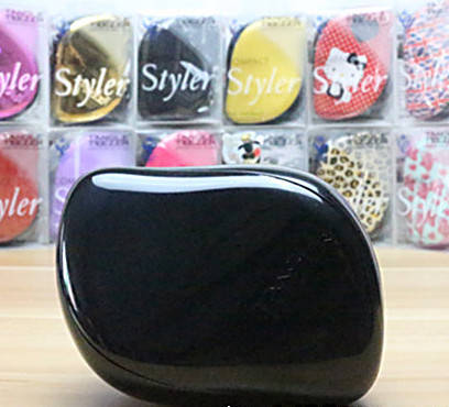 

Расческа для волос TANGLE TEEZER Comact черная, Черный