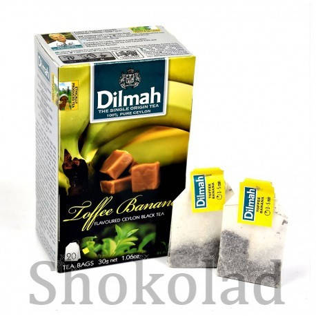 

Чай Dilmah чёрный со вскусом карамели и банана