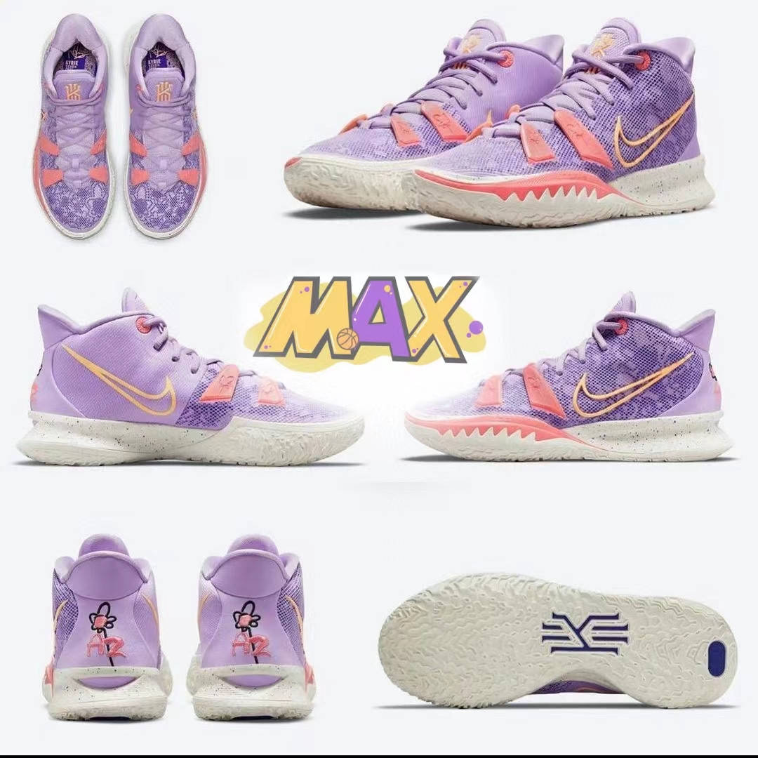 

Eur36-46 Баскетбольные кроссовки Кайри Nike Kyrie 7 фиолетовые, Фиолетовый