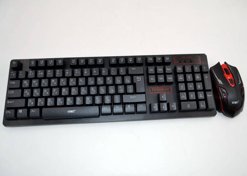 

Безпровідна клавіатура і мишка HK6500, Черный