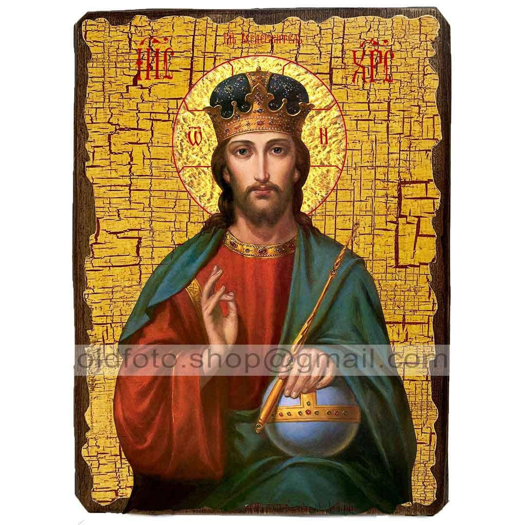 

Икона Спаситель Господь Вседержитель ,икона на дереве 130х170 мм