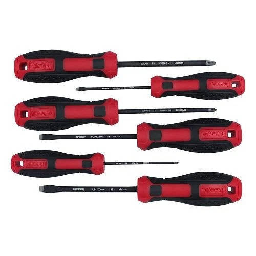 

Набор отверток 6 шт, PH, SL, магнитные, Haisser 49132 (94814)