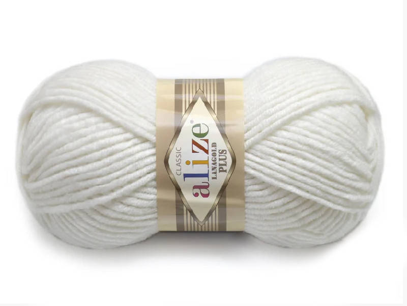 

Alize Plus Lana Gold Белый №55
