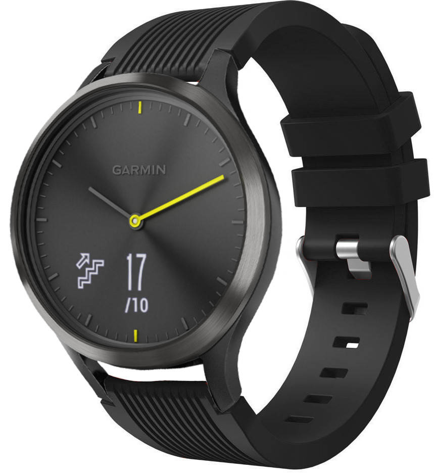 

Ремешок Line для Garmin Vivomove HR Черный