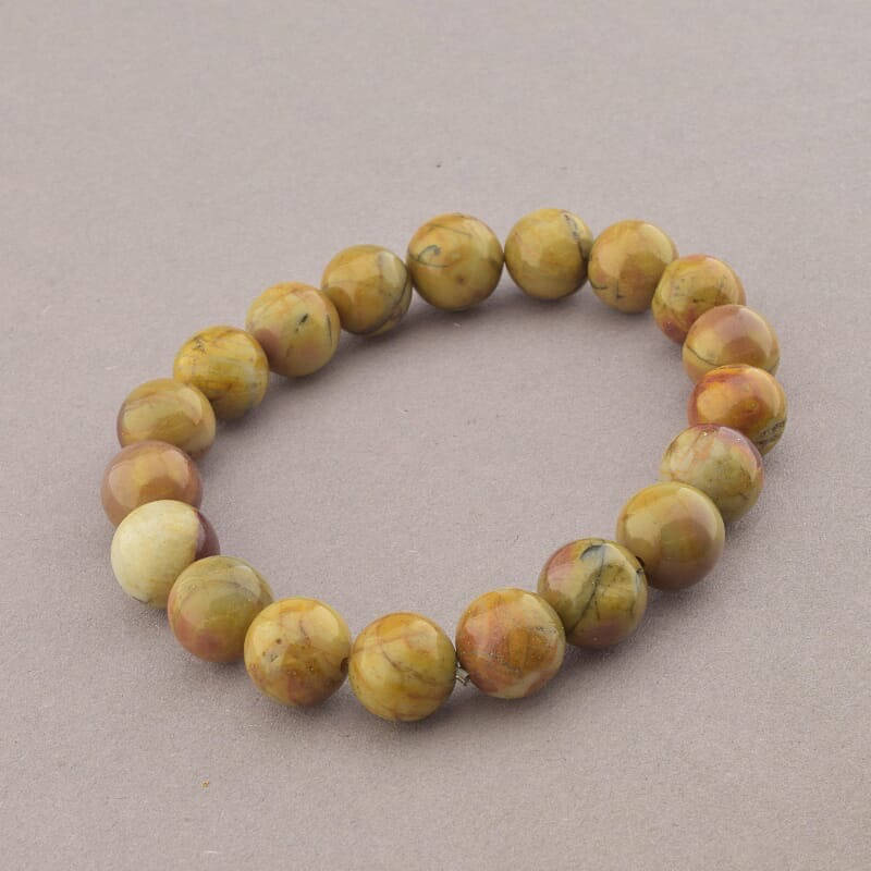 

Браслет из натуральной Яшмы природной 18 см