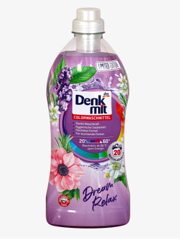 

Гель для стирки цветного белья Denkmit Colorwaschmittel Dream Relax Германия