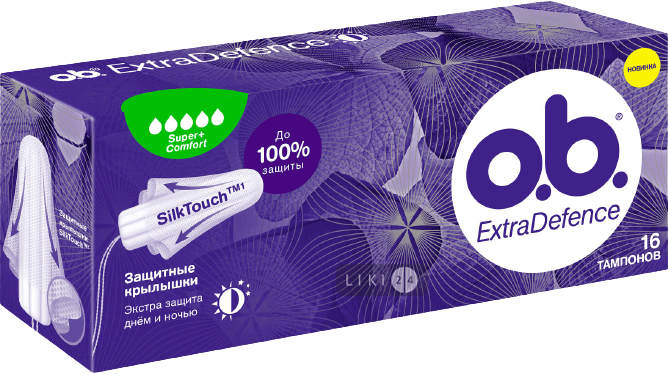 

Тампоны o.b. ExtraDefence Super+ Comfort 16 шт