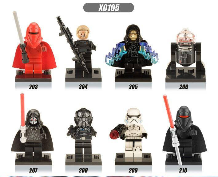 

Фигурки, человечки звёздные войны star wars для лего lego 8 штук